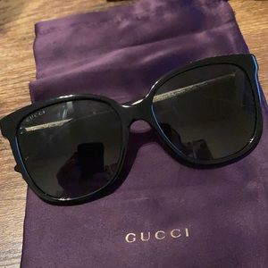 55M Gucci Cat Eye Sunglasses New